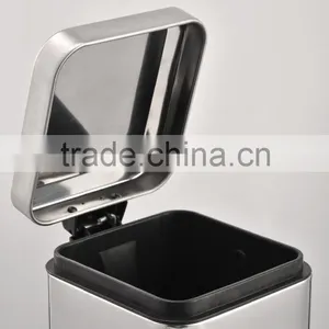 6L Stainless Steel Pedal Bin Garbage Bin thumbnail-2