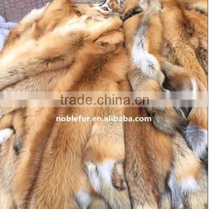 Natural Color Whole Skin Real Red Fox Fur Skin For Coat thumbnail-1