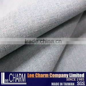 Green Elastic Twill Polyester Spandex Blend Spacer Garment Fabric thumbnail-5