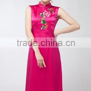 2015 China Ladies New Fashion Casual Handmade Embroidered Dress thumbnail-1