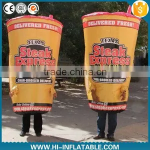 2015 Excellent Design Giant Inflatable Coffee Cup,inflatable Moving Cartoon in Hot Sale thumbnail-1