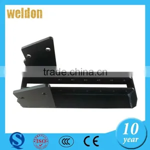 WELDON Black Powder Coated Custom Sheet Metal Precision Steel Stamping Part thumbnail-4