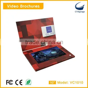 10.1''lcd Video Brochre Card,business Card for Promotion thumbnail-1