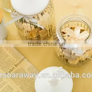 Glass Storage Glass Canister Jars for Dried Fruit Flower Tea / Glass Tea Tin / Glass Pot thumbnail-6