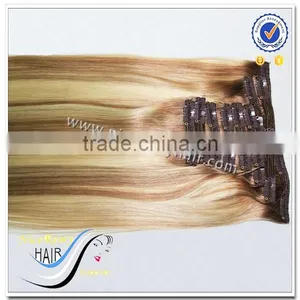 Cheap 100% Human Hair Clip in Hair Extension100% Human Hair Best Selling thumbnail-3