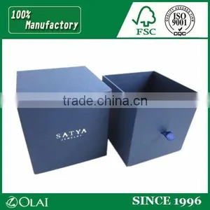High Quality Paper Single Watch Boxes With Lid And Ribbon thumbnail-1