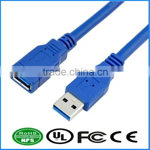 USB3.0 AM-AF Cable Computer Connecting Cable PC Case Extension Cable Round Data Wire thumbnail-1