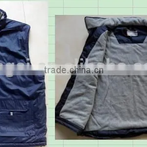 100% Polyester Work Vest Uniform Fleece Lining With Pockets for Men Wholesale thumbnail-1