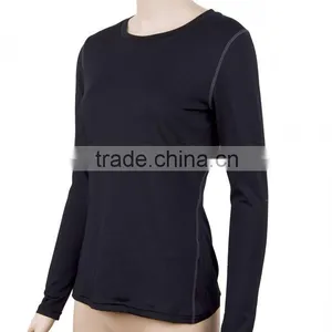 Wholesale Comfortable Yoga Apparel Long Sleeves Tshirt 2019 thumbnail-3
