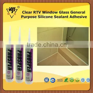 Clear RTV Window Glass General Purpose Silicone Sealant Adhesive thumbnail-1