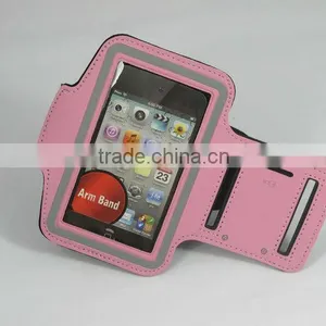 Wholesale Armband for Cellphone/sport Cellphone Armbag/customize Armbag for Running/Sport Gym Armband Pink Color thumbnail-1