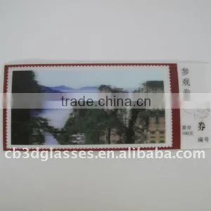 New Plastic 3d Tickets for Mountain Scenery Park thumbnail-1
