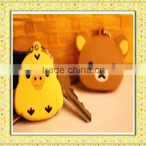 Prmotional Custom Rubber Cartoon Pvc Novel Key Head Cover thumbnail-1