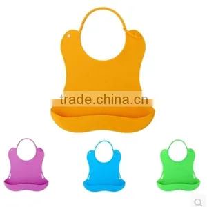Supplier Hot Waterproof FDA Silicone Baby Bibs thumbnail-1