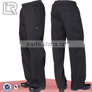 Wholesale Mens Black Baggy Lightweight Chef Pants,Chef Uniform thumbnail-1