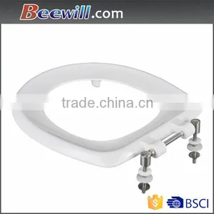 Ring Only Disabled Toilet Seat With S304 Stainless Steel Bar Hinge for Public Toilet thumbnail-1