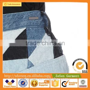 2016 Wholesale Casual Fashion Women Slim Denim Mini Skirts Sexy Skirt For Ladies thumbnail-4