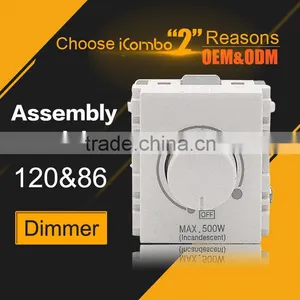 500W Dimmer Fuction Modular Electrical for Wall Switch thumbnail-1