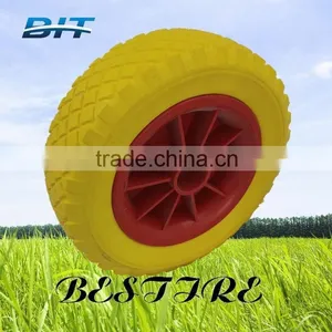 Color PU Form Wheel/wheelbarrow Tyre/ Wheel Barrow Tyre Tube/ Cart Tyre thumbnail-4