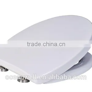 Toilet Seat With Soft Close Stainless Steel Hinge for Portable wc for EU Market thumbnail-1
