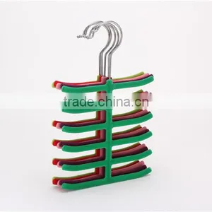 Standby Velvet Flocked Tie Organizers Gentlemen Custom Suit Hangers thumbnail-4