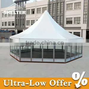 Tents 3x3 Glass Marquee Tent With Glass Wall thumbnail-3