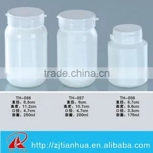 HDPE Plastic Capsule Bottles/Medicine Bottle / Pill Bottle With Tear off Cap Quality Choice thumbnail-1