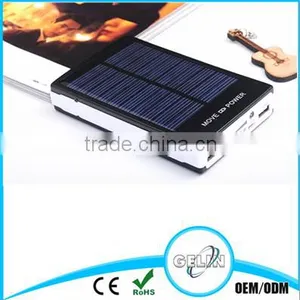 Unique Design Dual USB With LED Light 30000mah Charger Solar Power Bank for Mobile Phone(OEM Service) thumbnail-1