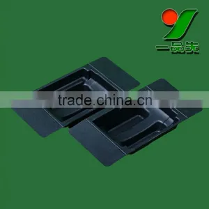 Black Color Fiber Molded Biodegradable Protective Packaging Inserts Trays Plastic Blister Packaging thumbnail-6