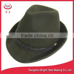 Stylish 100% Wool Felt Trilby Hats thumbnail-1