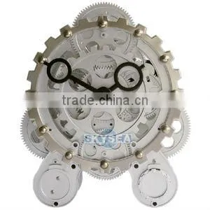 Double Face Gear Clock, Table Clock thumbnail-1