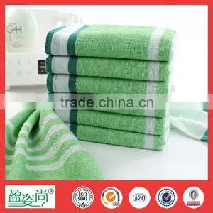 Cotton Face Towel With China Wholesale Green Strip Hotel Towel thumbnail-4