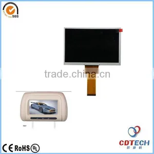 TFT LCD High Resolution 7"inch Car Seat LCD Screen Advertising Display 1024*600 Tft Lcd Display thumbnail-1