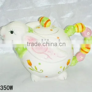 Easter Rabbit Ceramic Tea Pot thumbnail-1