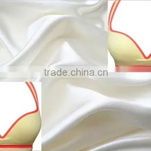 220GSM Nylon Plain Dyed Single Jersey White Yoga Fabric/ Sport Wear Fabric thumbnail-1