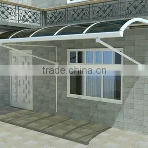 DIY Aluminum and Polycarbonate Door Canopy or Carport thumbnail-4