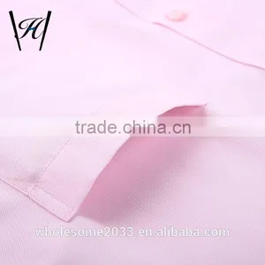 100%cotton Knitwear Short Sleeve Denim Twill Shirts for Men thumbnail-6