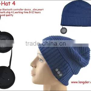 Wireless Bluetooth Beanie Hat Headphone Headset Music Audio Cap for Women Men With Speaker & Mic Hands Free Outdoor... thumbnail-4