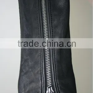Women Spring Autumn PU Jeans Jacket Online Shopping thumbnail-4