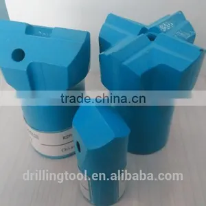 H25, R28 Tungsten Carbide 38mm 51mm Thread Cross Steel Type Bits / Rock Bit thumbnail-1