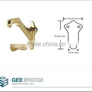 0205102 Solid Brass Wall Mounted Connector Handrail Support Holder Bracket thumbnail-1