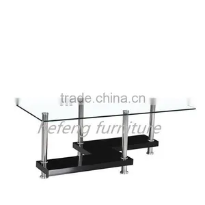 2015 NEW POPULAR GLASS TABLE FOR LIVINGROOM FURNITURE thumbnail-1