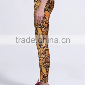 Wholesale Women High Waist Fitness Gym Leggings Breathable Colorful Printed Sexy Leggings thumbnail-2