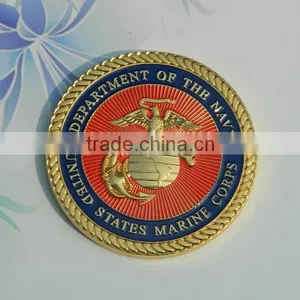 Custom Die Stamping Promotional Metal 3d Gold Coin thumbnail-1