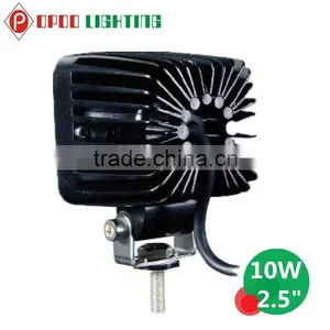 2.5" Round 10W Led Work Light, Mini Tractor Truck 10W Led Work Light thumbnail-3