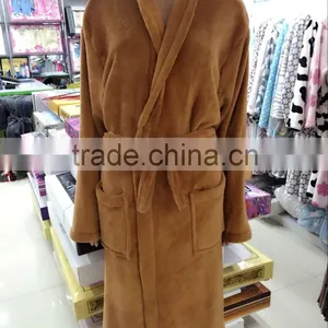 Ladies Super Soft Coral Fleece Sex Women's Winter Sleepwear Bathrobes thumbnail-2