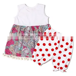 Comfortable Yiwu Baby Clothing 100% Cotton Frock Design for Girls 2016 thumbnail-4