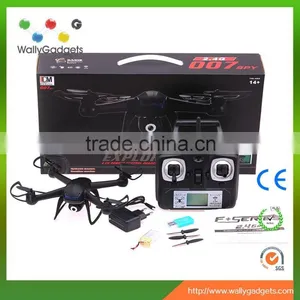 Lowest Price 3D Rolls 2.4G 4CH 4AXIS With Gyro Black Quadcopter JD007 With 200W Piexl Camera thumbnail-5