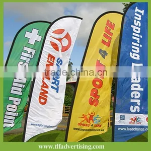 Promotion Usage and Printed Type Beach Feather Flags thumbnail-1