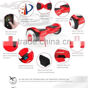 Wholesale HX X3 6.5inch Removable Battery Hoverboard UL2272 Approved Most Popular thumbnail-6